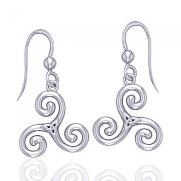 Celtic Triskelion Trinity Knot Earrings TER709 - Jewelry